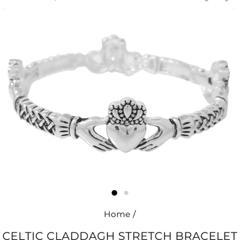 Claddaugh stretchable bracelet